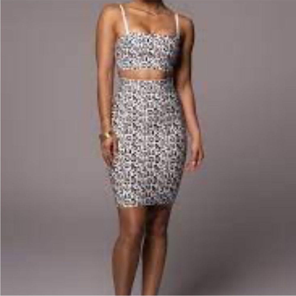 JLUXLABEL Leopard Print 2 piece set